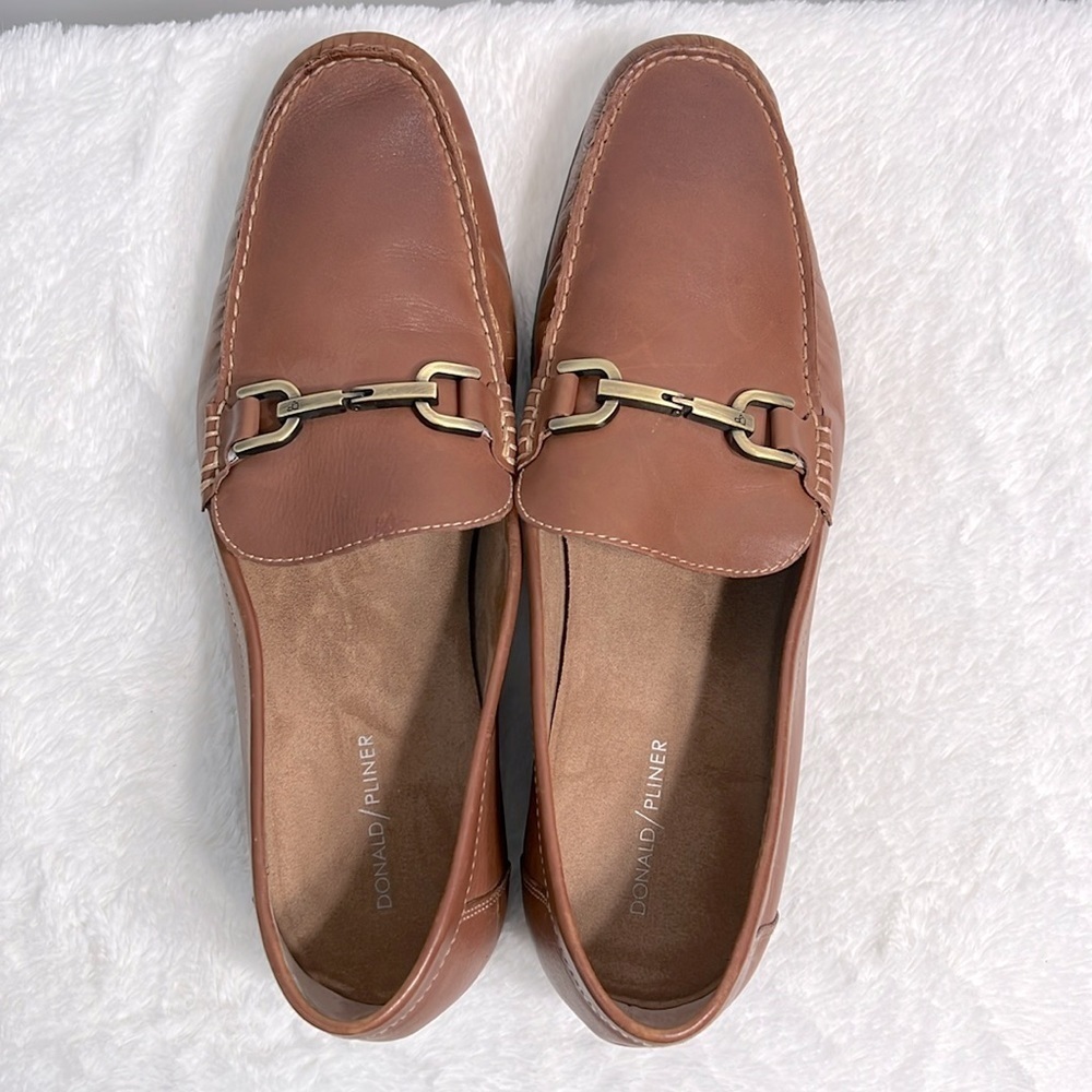 Donald Pliner Leather Niles Horse Bit Loafer size 13 - Picture 8 of 12